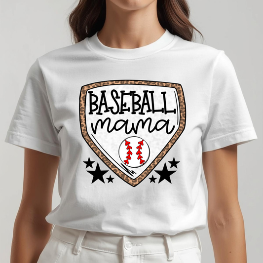 Baseball Mama – Leopard Home Plate