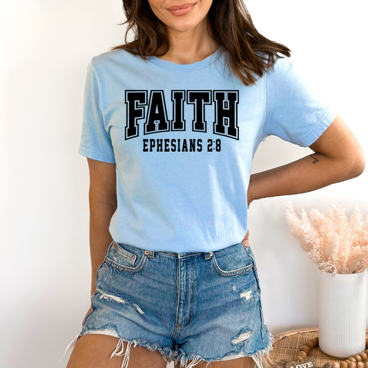 FAITH Ephesians 2:8 Varsity Style