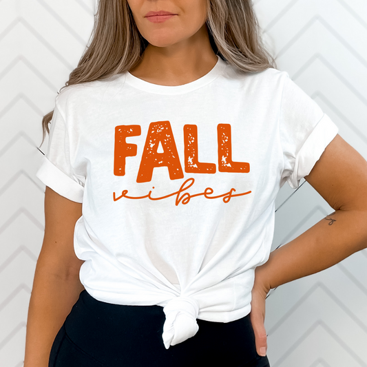 Fall Vibes Orange Grunge