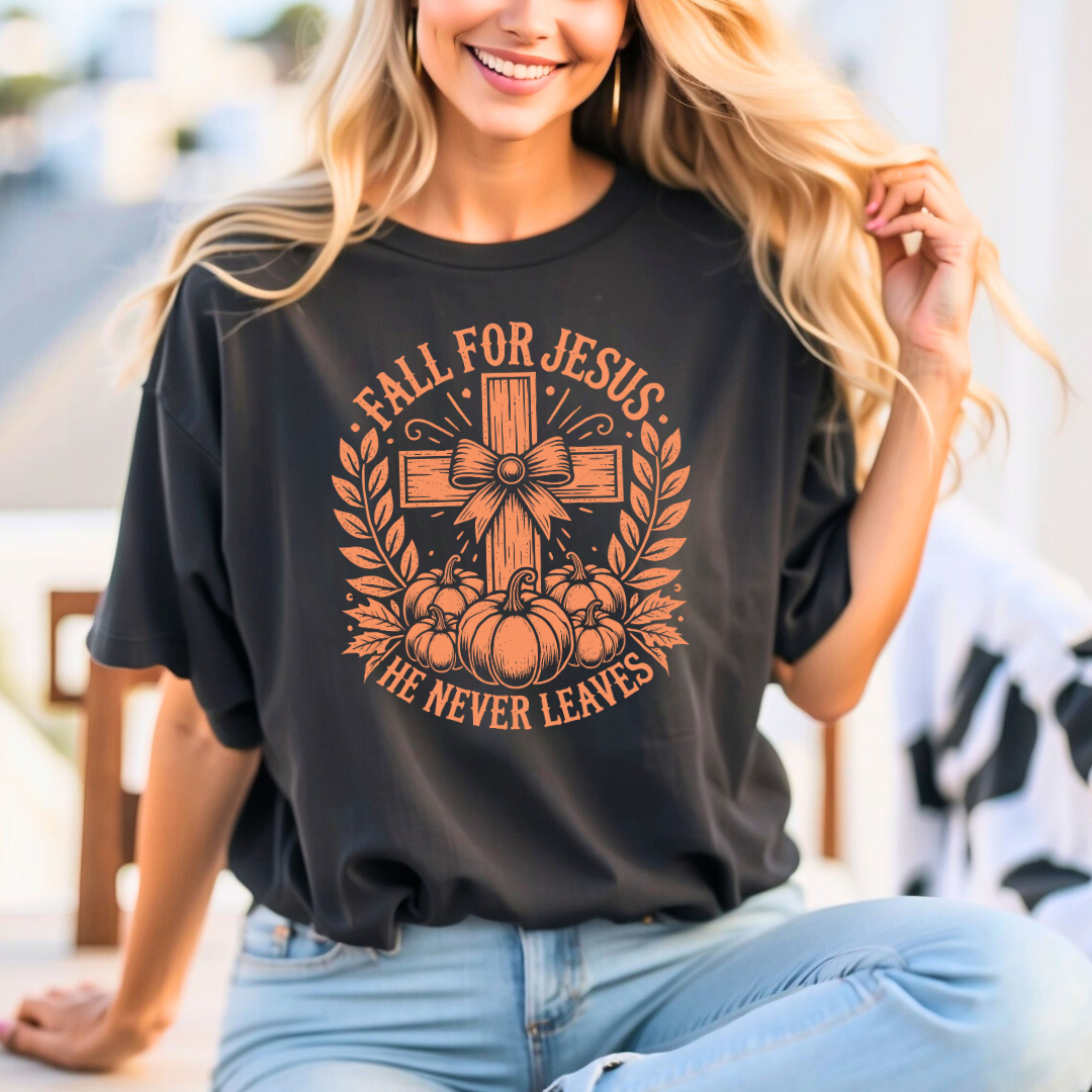 Fall For Jesus DISTRESSED Orange