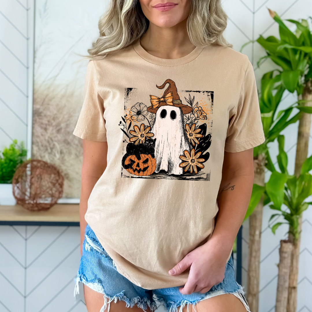 Grunge Floral Ghost