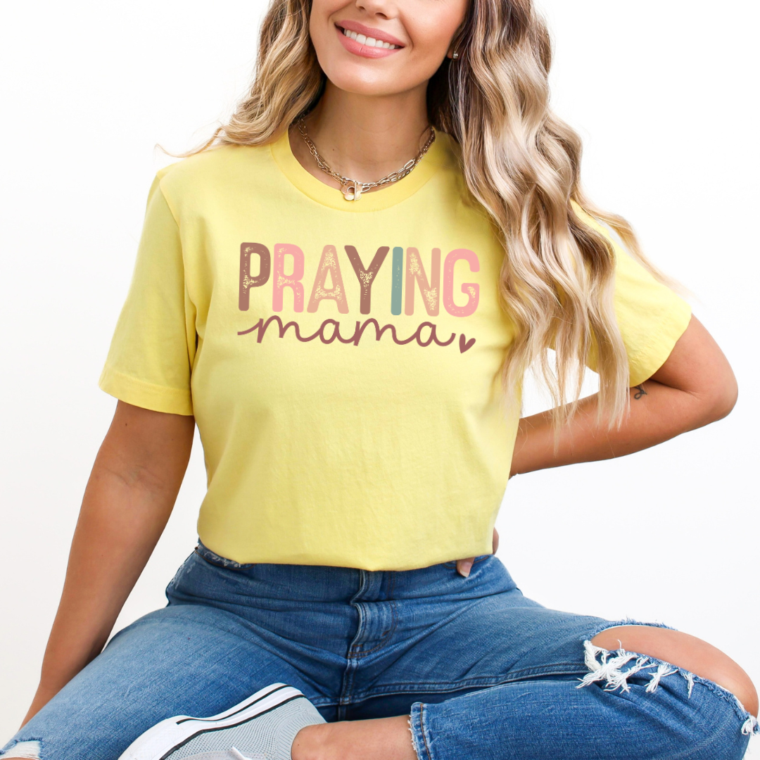 Praying Mama Heart Colored