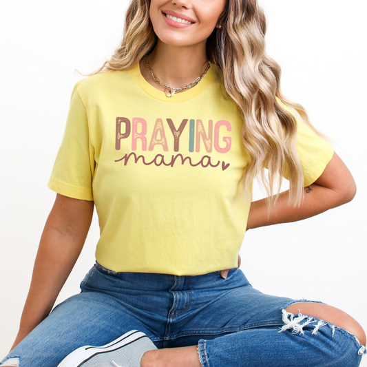 Praying Mama Heart Colored