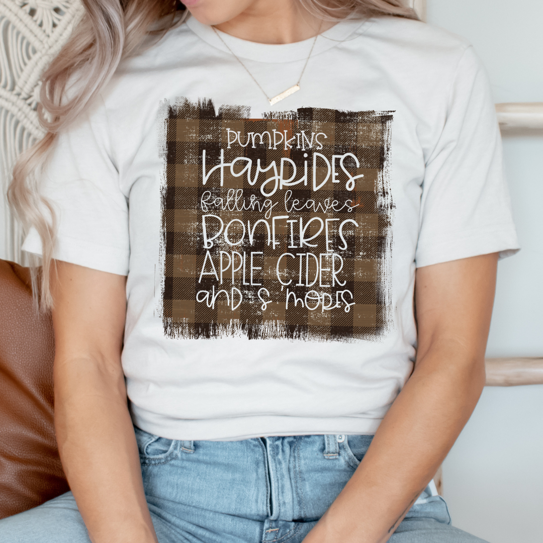 Pumpkins Hayrides Falling Leaves