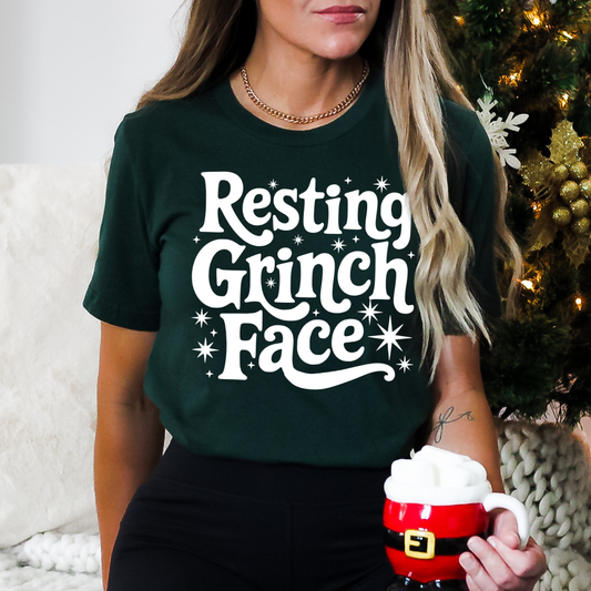 Resting Grinch Face White