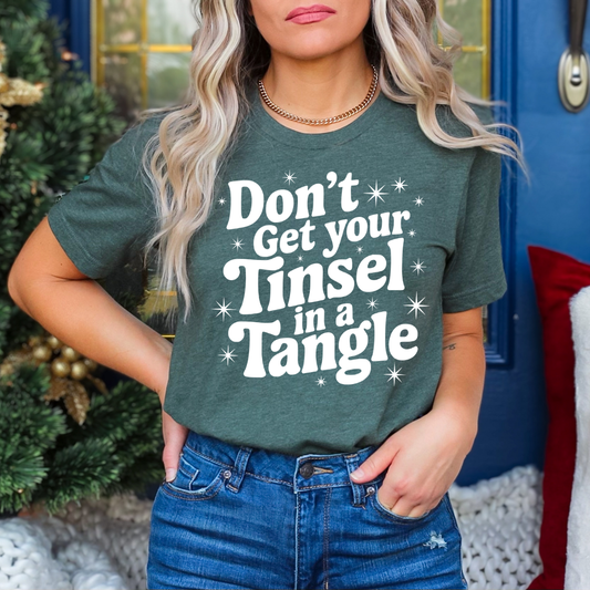 Tinsel in A Tangle White