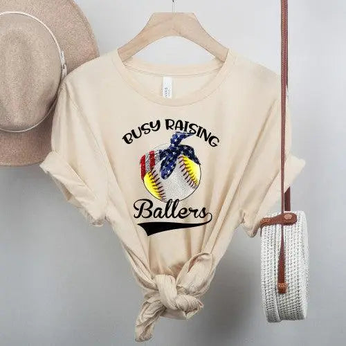 Busy Raising Ballers - Happy Style Co