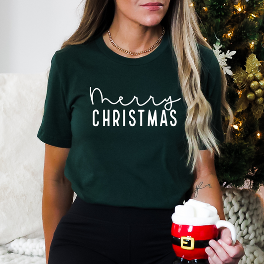 Merry Christmas Solid Color